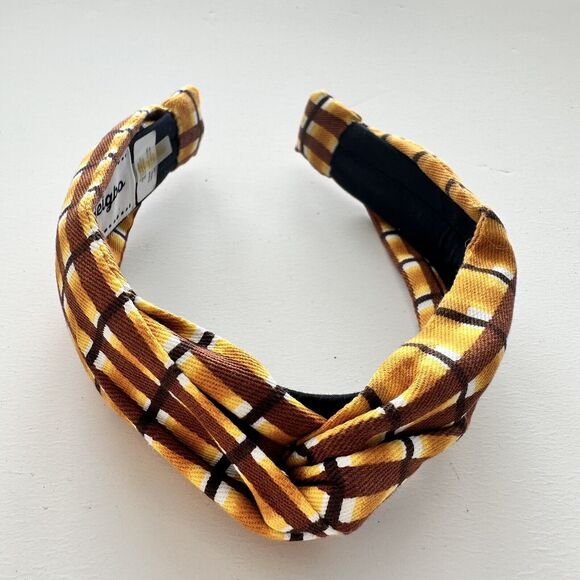 Autumn Adeigbo Pattern Printed Fabric Twisted Knot Shape Knot Headband - Picture 2 of 7
